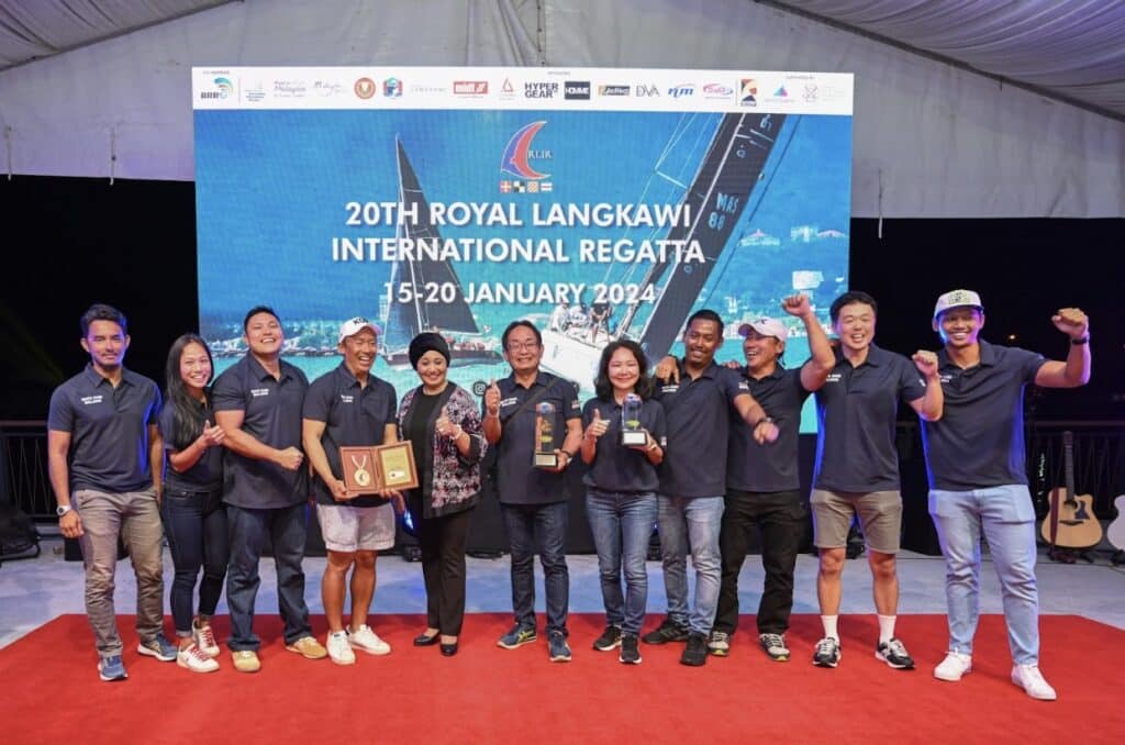 15 TIPS FOR GETTING INTO LOCAL RACING 3 The MATA HARI crew celebrate their IRC 1 Division win at the Royal Langkawi International Regatta earlier this year. MATA HARI was also the proud recipient of the esteemed Tunku Abdullah Sportsmanship Award for 2024.