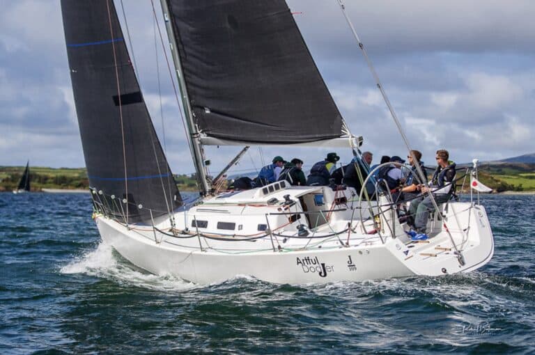 J/109 Artful DodJer at Calves Week 2026. Photo ⓒ Bob Bateman.